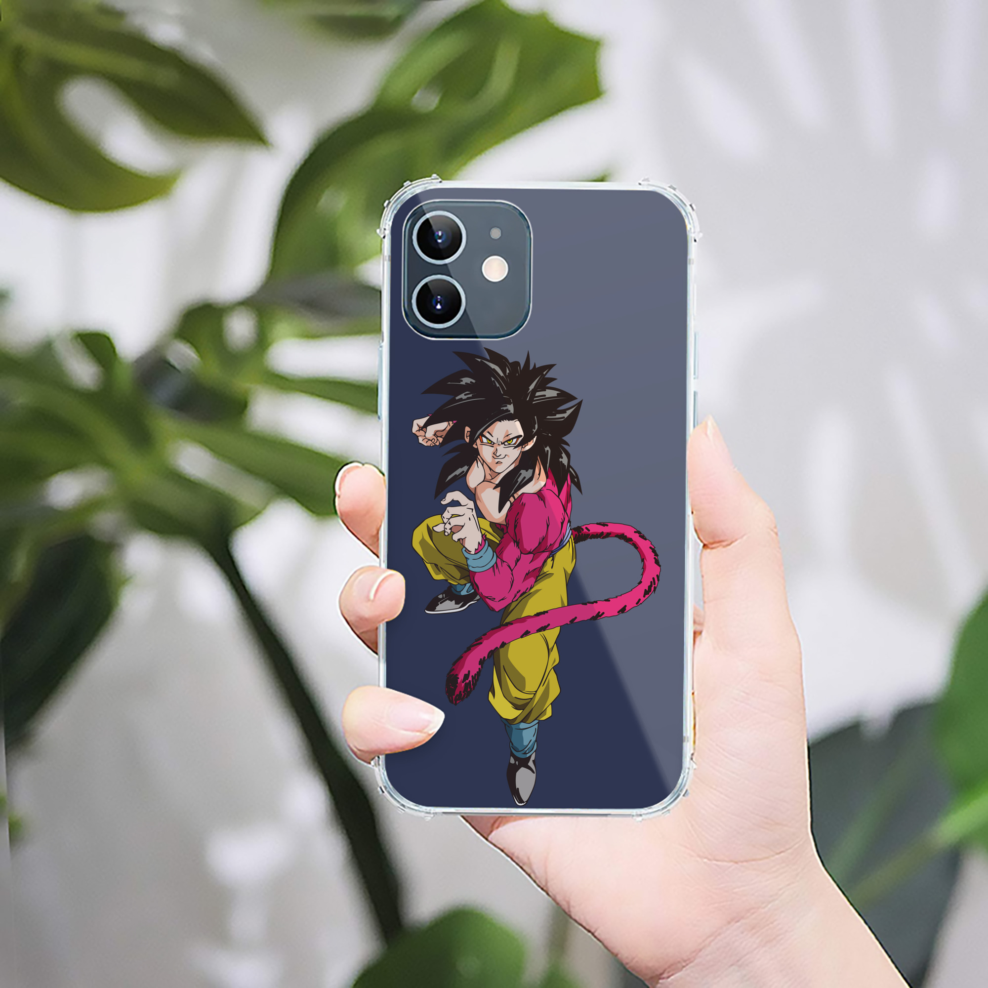 （画像用） ドラゴンボール 孫悟空（そん ごくう）Son Goku カカロット DRAGON BALL Kakarotto 【iPhone 12シリーズ対応】透明スマホケース（クリアソフトケース）